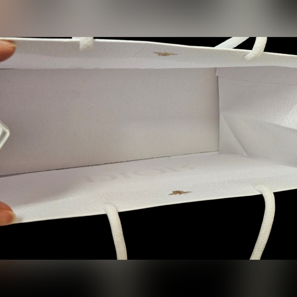 Dior Ornament/bag Charm With Textured Shopping Gift Bag + Dior Tissue Paper - Picture 6 of 16